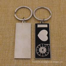 Presentes de metal promocionais Color Filled Keychain (KQ-07)